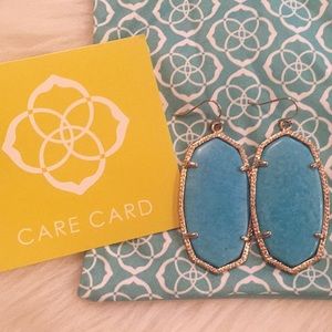 1 day sale 💕Turquoise/blue Kendra Scott earrings